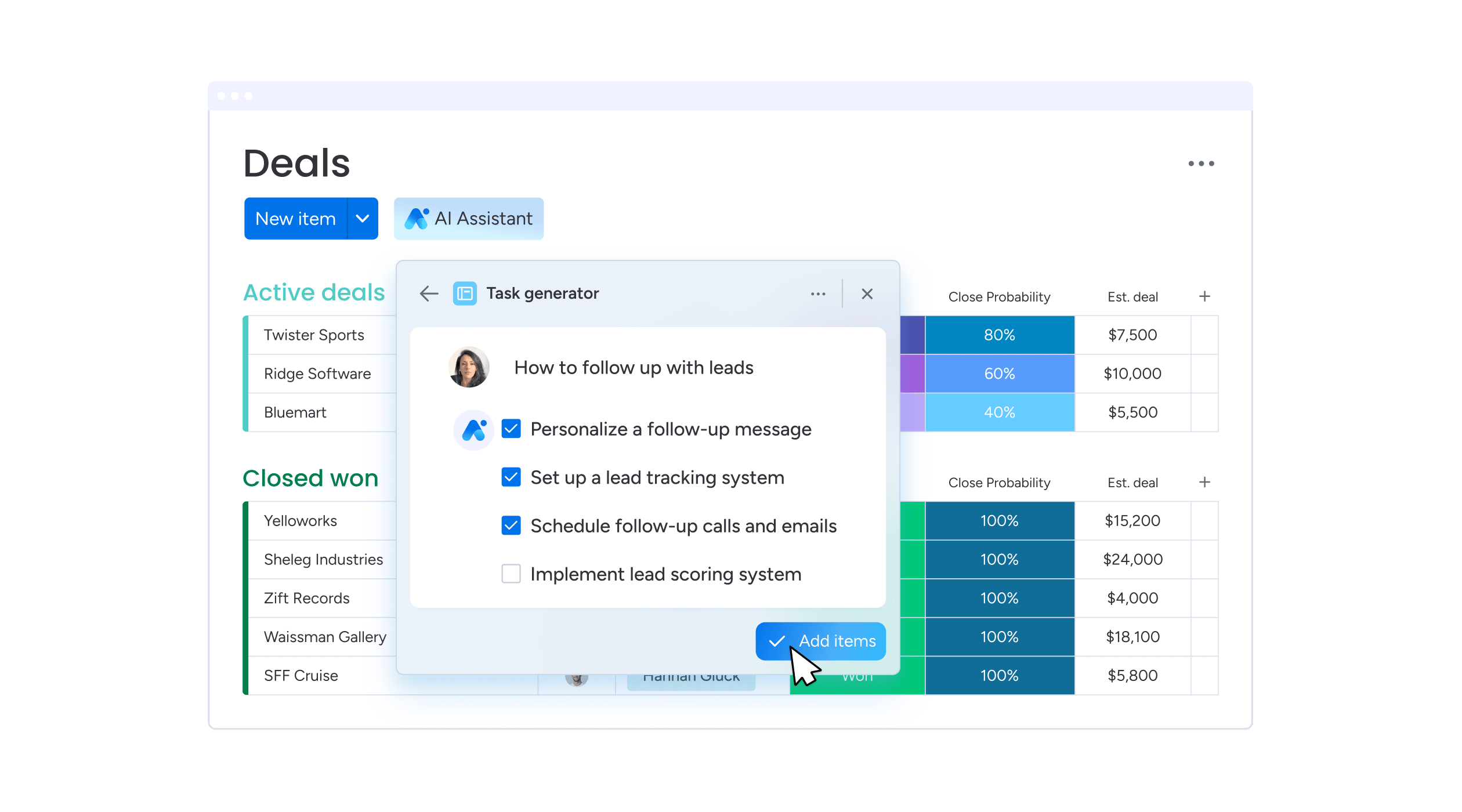 Automated task generation