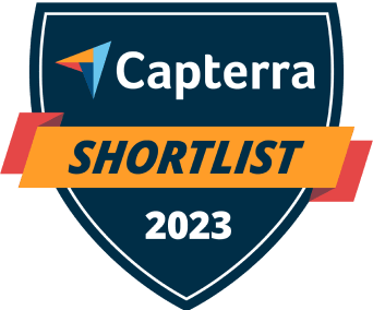 Capterra shortlist 2022 badge