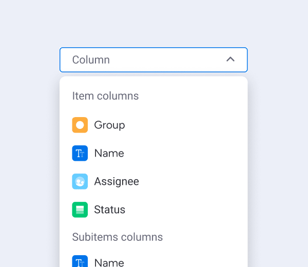 Subitem filter dashboards 1