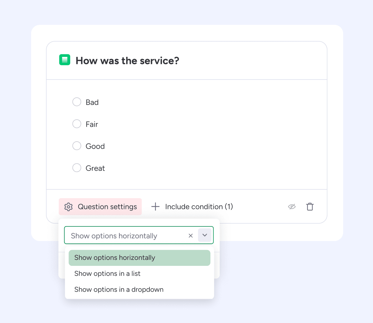 WorkForms Single and multi select questions upgraded